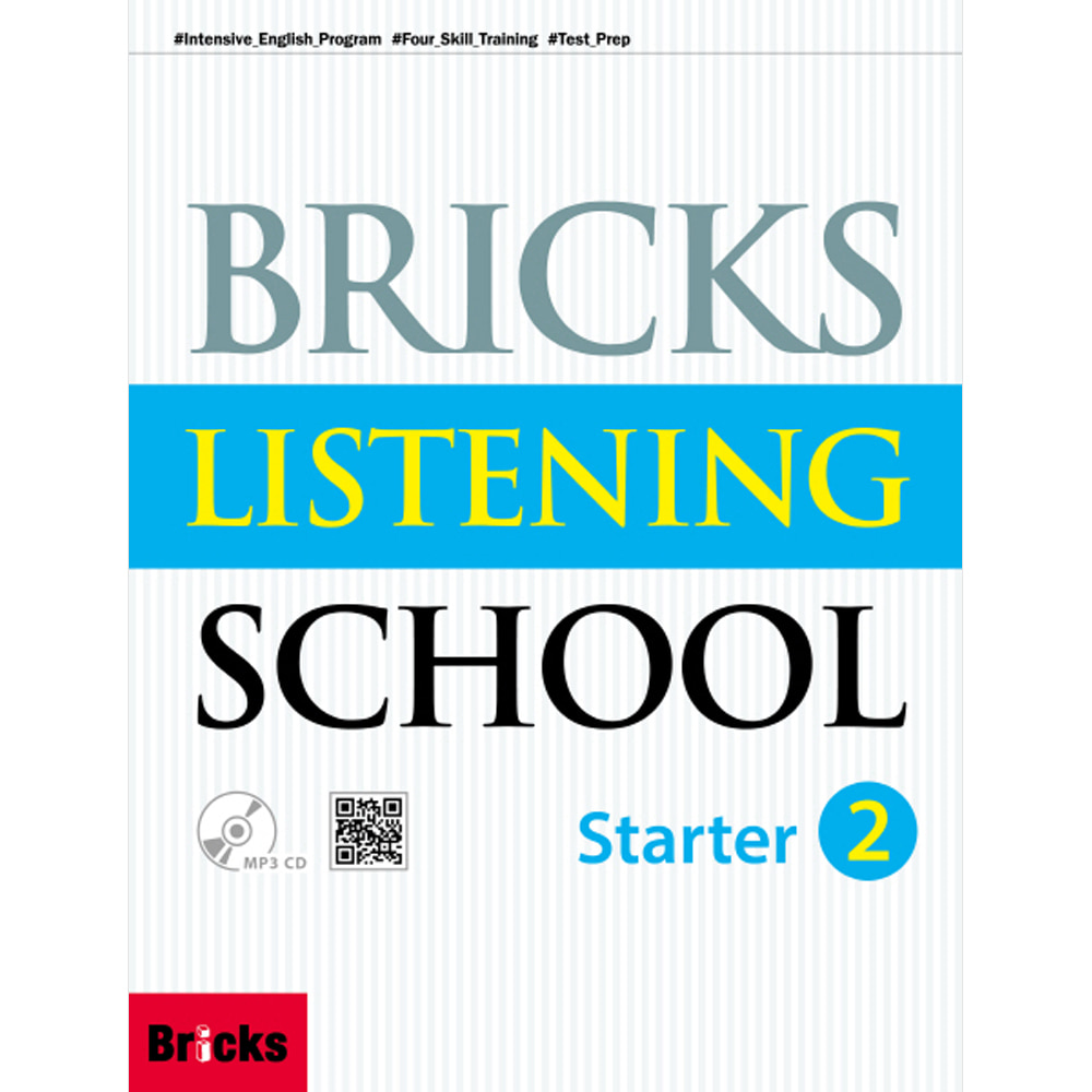 Bricks Listening School Starter 2 (SB + AK + MP3 CD)-Bricks 중등