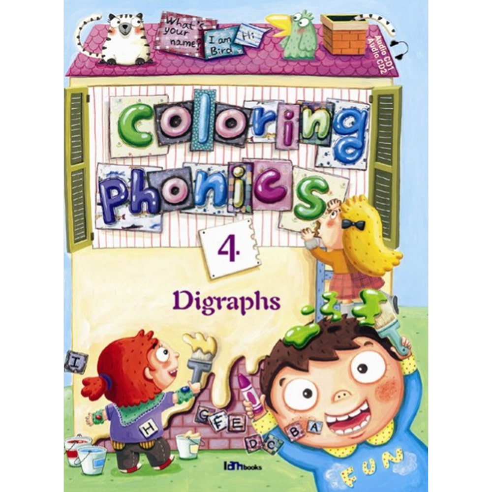 아이엠북스: Coloring Phonics 4: Digraphs(CD 2 포함)