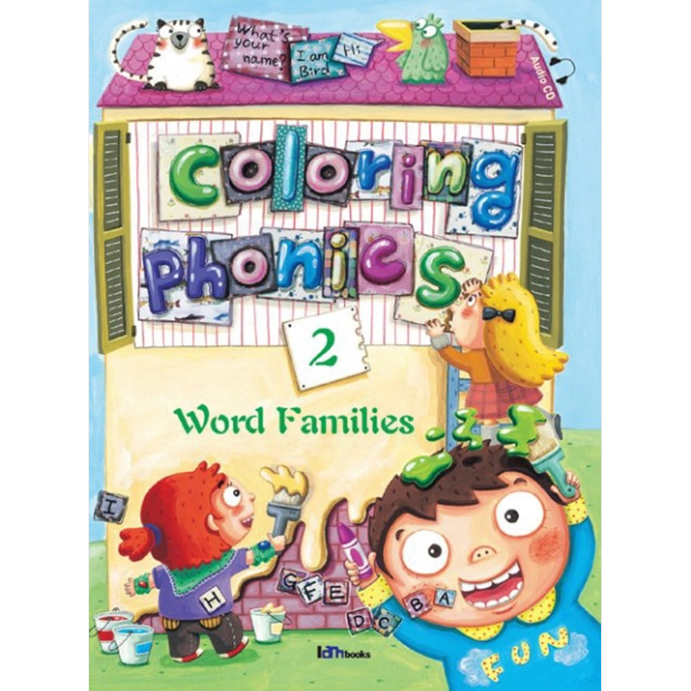 아이엠북스: Coloring Phonics 2: Word Families(CD 1 포함)