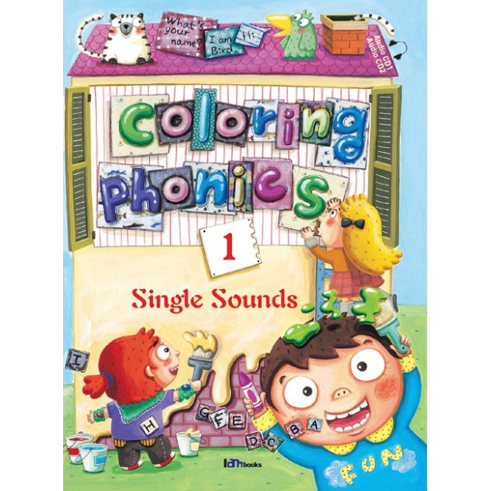 아이엠북스: Coloring Phonics 1: Single Sounds(CD 2 포함)